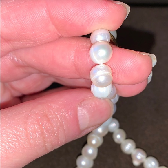 Genuine Medium Ringed Baroque South Sea Pearls - Picture 5 of 7